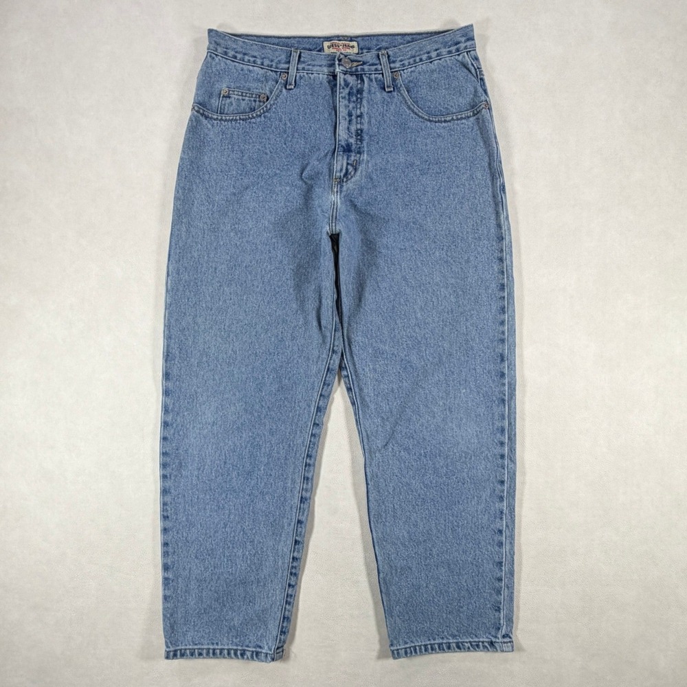 Vintage Guess Jeans Mens 31x28 Light Wash Relaxed‎ Straight Leg Denim Blue 90s